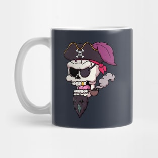 Pirate Captain Skull Mug